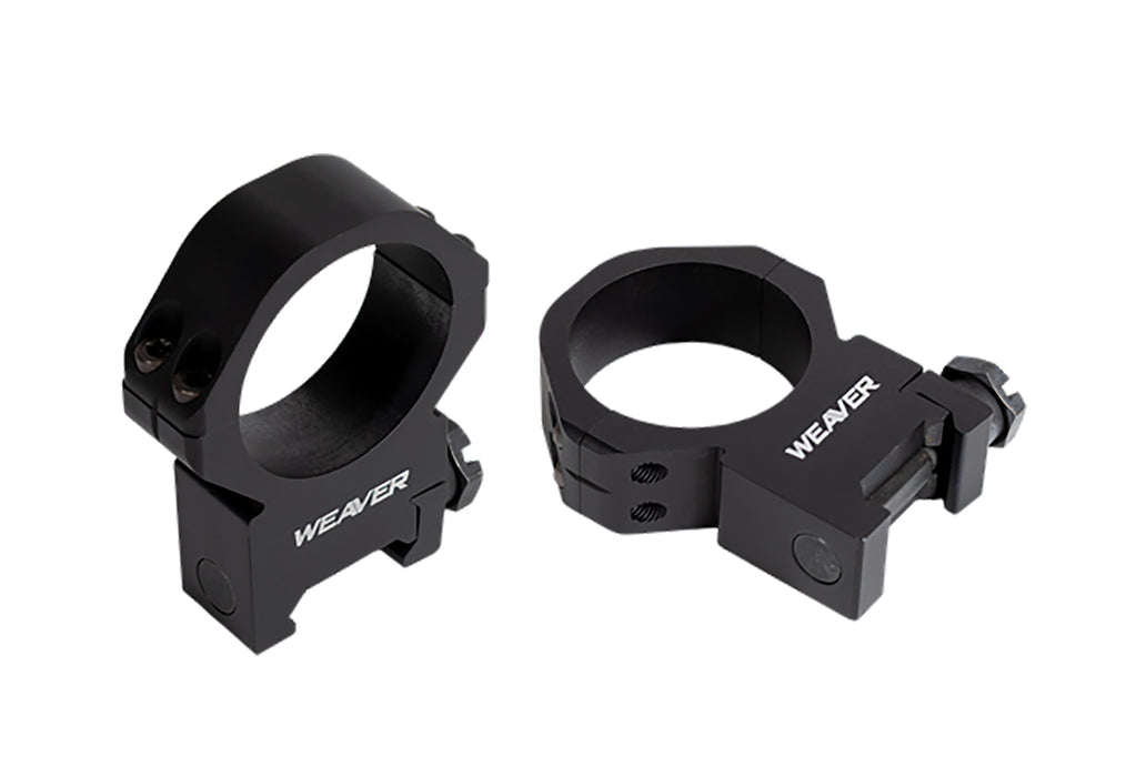 Weaver Mounts 99520 Precision Tactical  Black Aluminum 30mm Tube Low