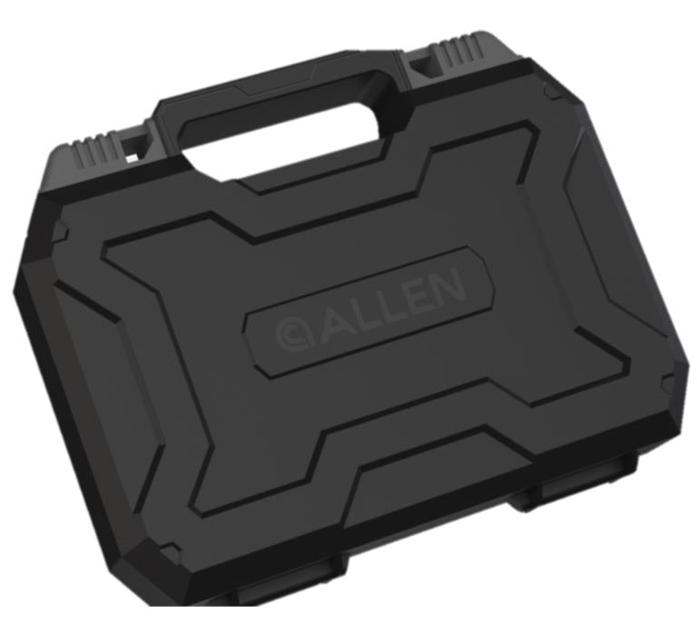 ALLEN 20177   HARD HANDGUN CASE STANDARD SINGLE