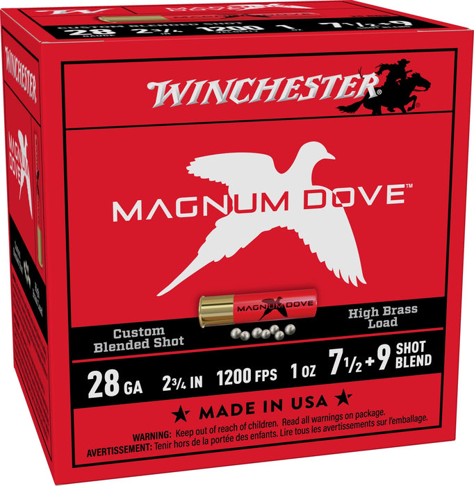 WIN MD2879     28G 2-3/4"7.5&9 MAG DOVE 1-OZ 25/10