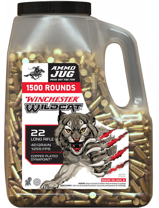 WIN WW22LRJUG  22LR DP WILDCAT JUG 40GR     1500/3