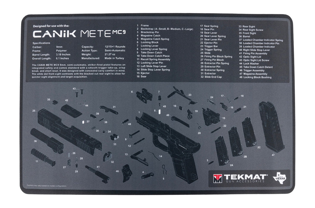 TEKMAT TEK-R17-CANIK-MC9    17X11 CANIK MC9