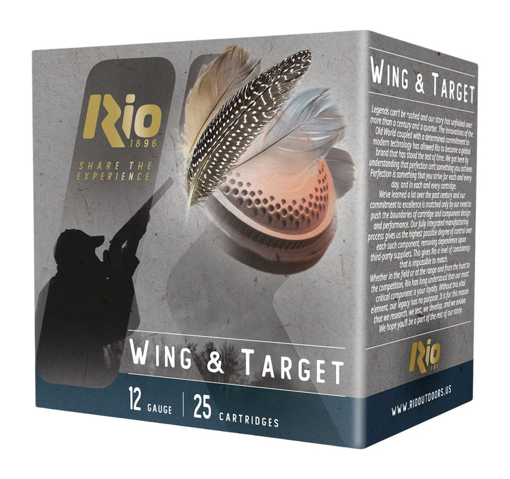 RIO WT328     WING&TARGT 12G 2 3/4 1-1/8 8   25/10