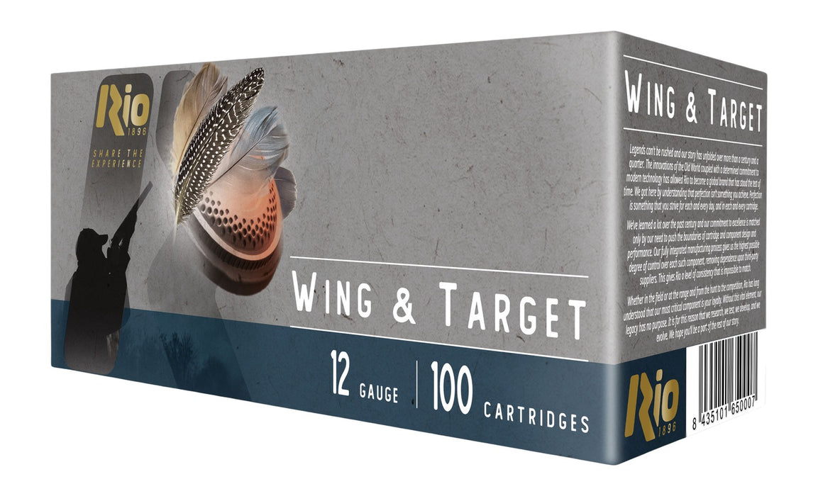 RIO WT3210075 WING&TARGT 12G 2 3/4 1 1/8     100/2