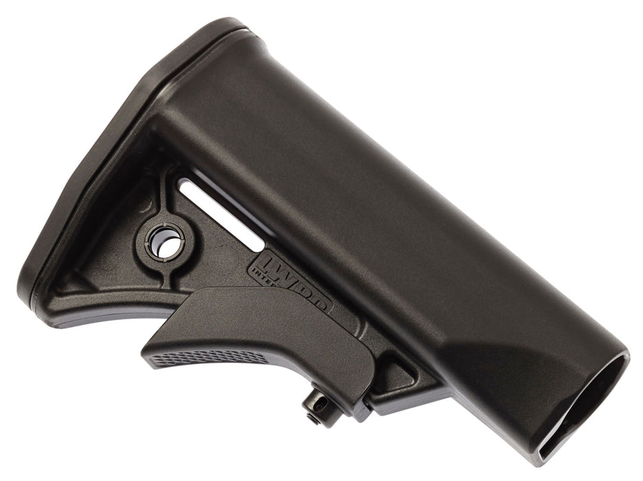 LWRC 2000124A01 Compact  Black Synthetic Adjustable for AR-15, M16 with Mil-Spec Tube (Tube Not Included)
