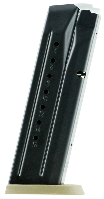 Smith & Wesson 3007345 M&P  17rd 9mmLuger Blued/Brown Floor Plate Steel