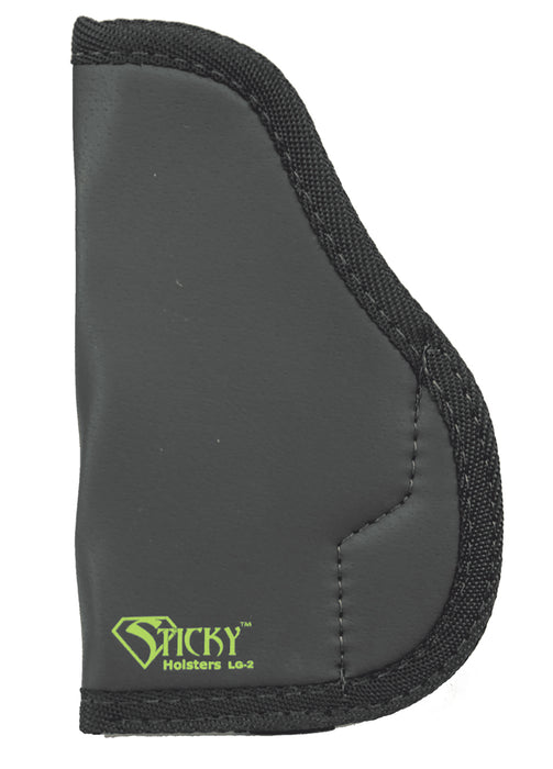 Sticky Holsters LG2 LG-2  Black/Green Latex Free Rubber Fits Med/Lg Semi-Auto Ambidextrous