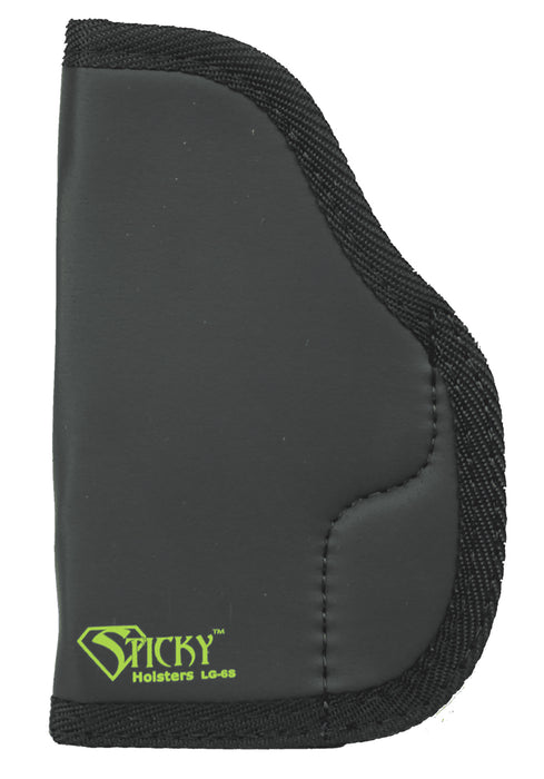 Sticky Holsters LG6S LG-6S  Black/Green Latex Free Rubber Fits Compact/Med Auto Ambidextrous
