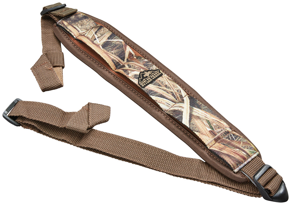 Butler Creek 190024 Comfort Stretch Shotgun Sling Mossy Oak Shadow Grass Blades Neoprene Adjustable Shotgun