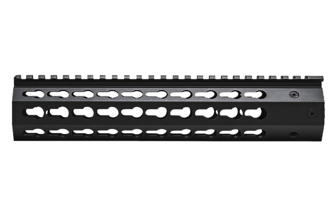 NcStar VMARFFKMC Keymod Handguard  Free-Floating Aluminum Black Anodized 10" for AR-15, M4