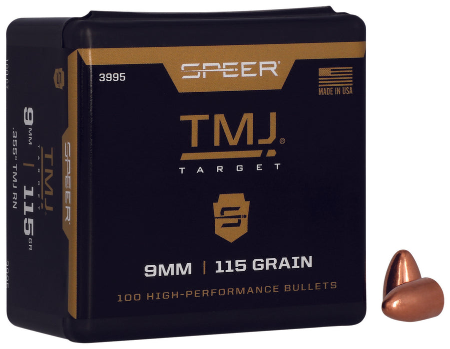 Speer 3995 TMJ  9mm 115gr Total Metal Jacket 100 Per Box/5 Case