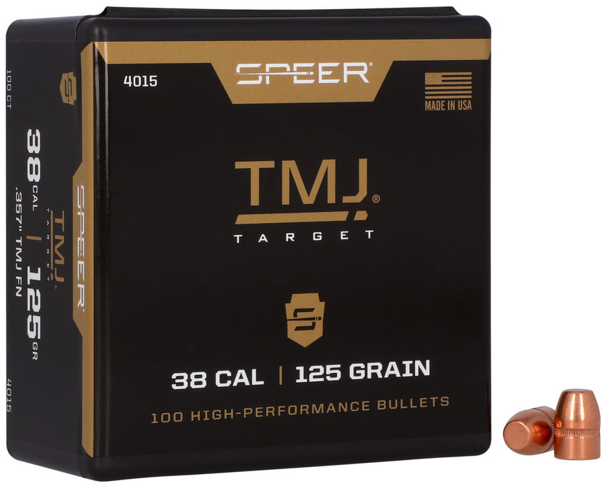 Speer 4015 Handgun  38Cal 125gr Total Metal Jacket 100 Per Box/5 Case