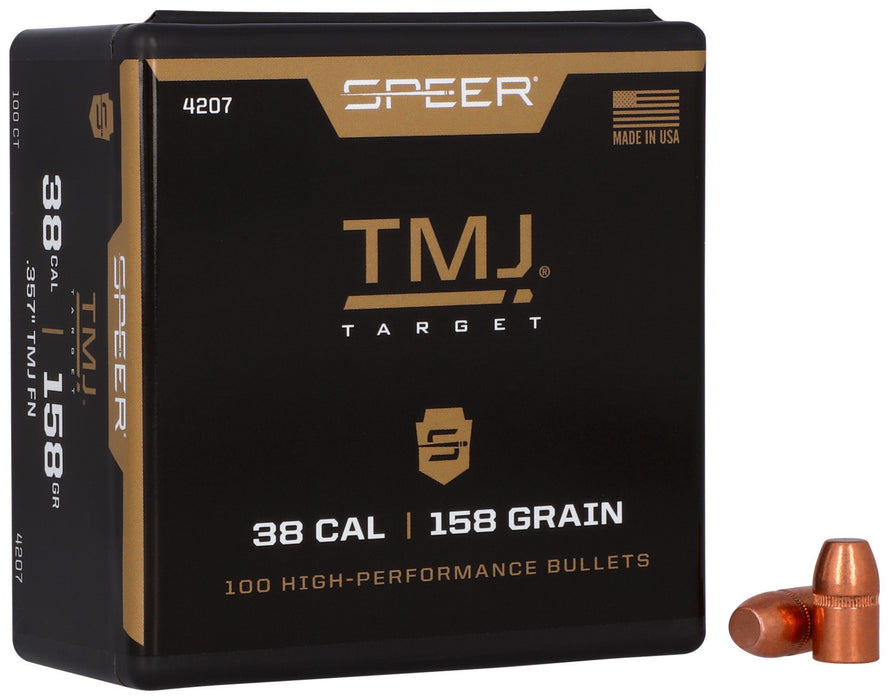 Speer 4207 TMJ  38Cal 158gr Total Metal Jacket 100 Per Box/5 Case