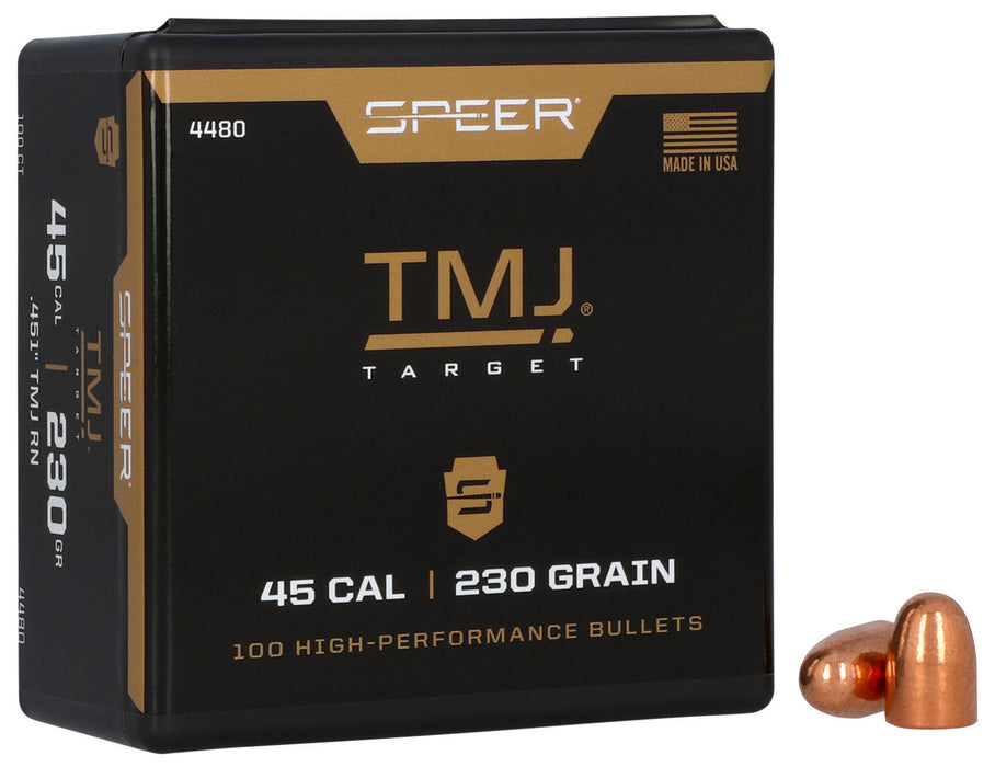 Speer 4480 TMJ  45Cal 230gr Total Metal Jacket 100 Per Box/5 Case