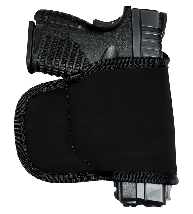 GrovTec US Inc GTHL15098BLK Multi-Fit  OWB Size 98 Black Suede Belt Loop Fits Small/Med Semi-Auto Right Hand