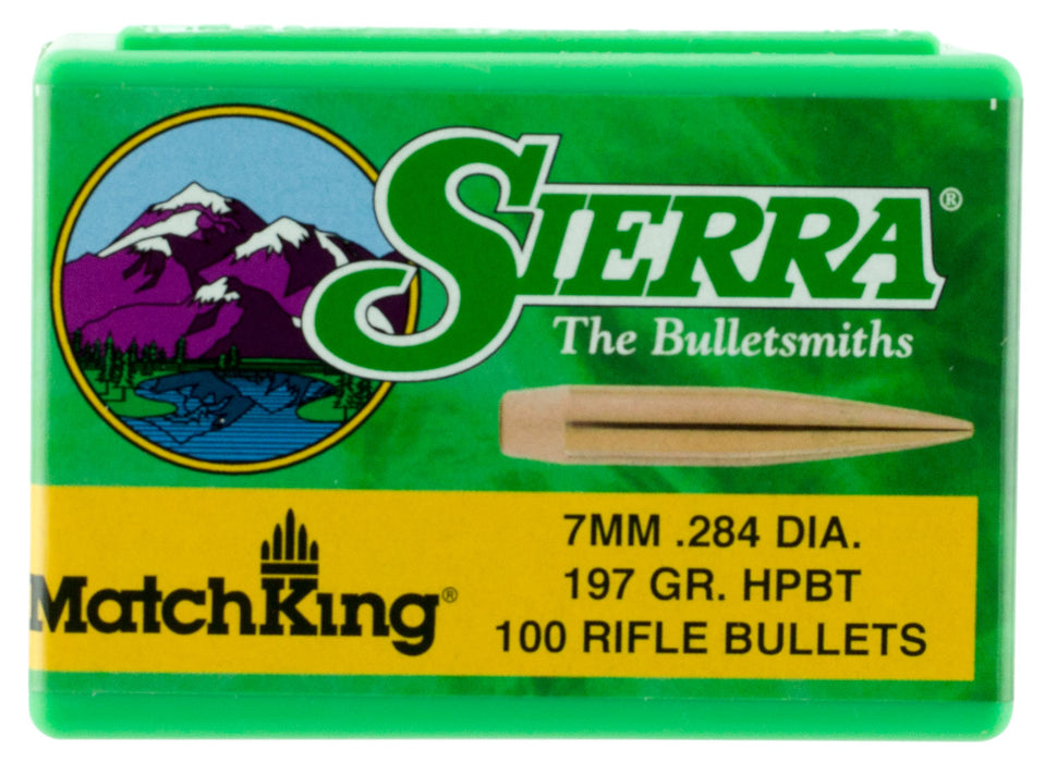 Sierra 1997 MatchKing  7mm 197gr Hollow Point Boat Tail 100/Box