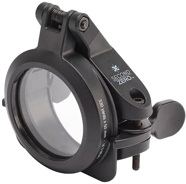 Axeon 2218623 Second Zero Bell Mount Black 50-58mm Obj. 330 +/- yds Range Size 4.3 MOA Screw On