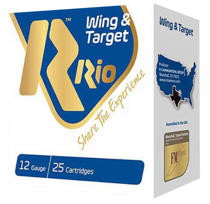 Rio Ammunition WT2875 Wing & Target 12Gauge 2.75" 1oz 7.5Shot
