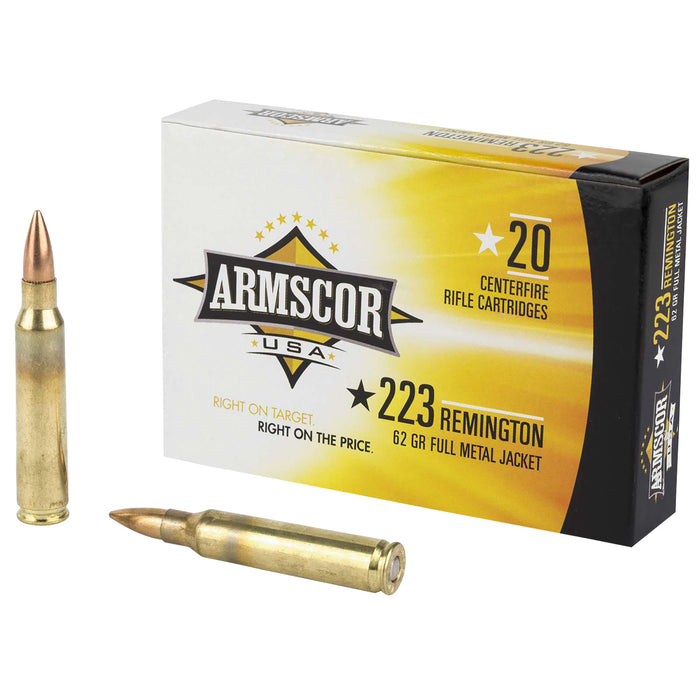 Armscor FAC2238N USA  223 Rem 62 gr Full Metal Jacket (FMJ) 20 Per Box/50 Cs