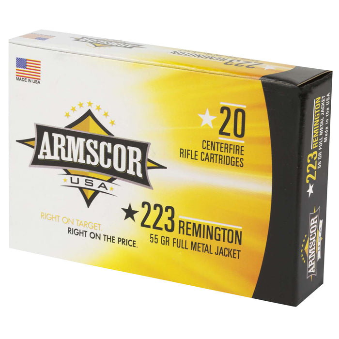 Armscor FAC2231N USA  223 Rem 55 gr Full Metal Jacket (FMJ) 20 Per Box/50 Cs