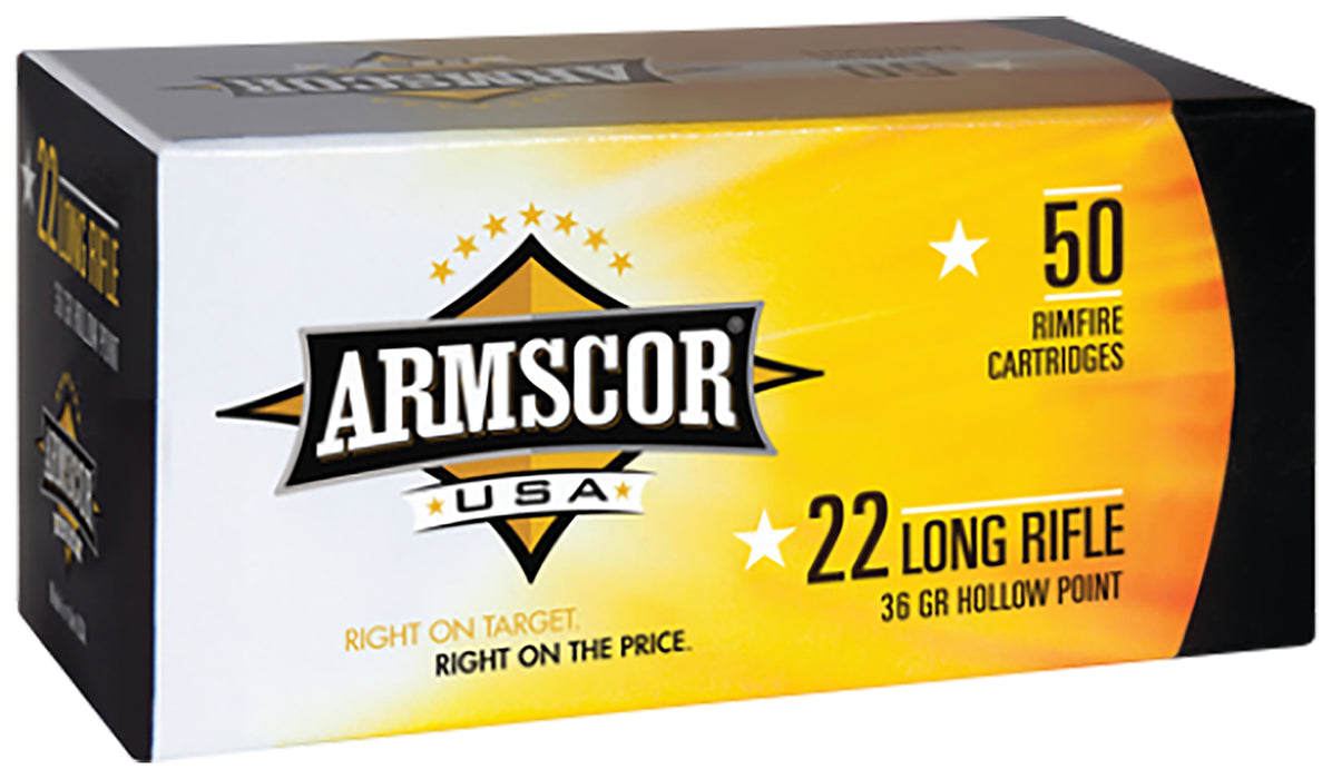 Armscor 50015PH Precision  22 LR 36 gr High Velocity Hollow Point (HVHP) 50 Per Box/100 Cs