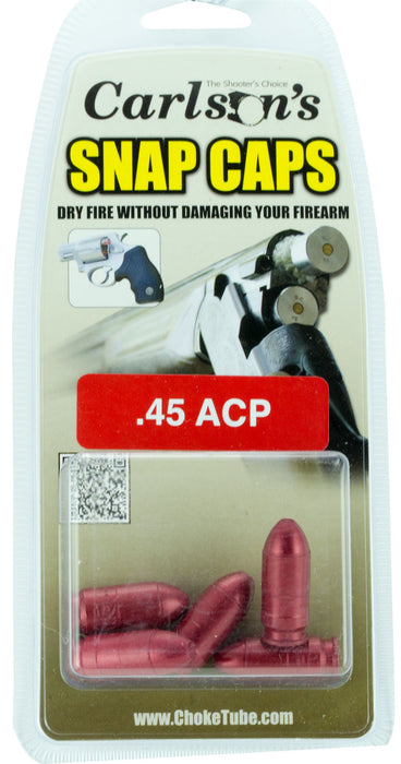 Carlson's Choke Tubes 00062 Snap Cap Pistol 45 ACP Aluminum 5 Pack