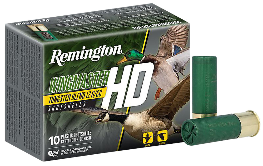 Remington Ammunition 20903 Wingmaster HD  12 Gauge 3" 1 1/2 oz 1300 fps Tungsten Blend 2 Shot 10 Bx/10 Cs