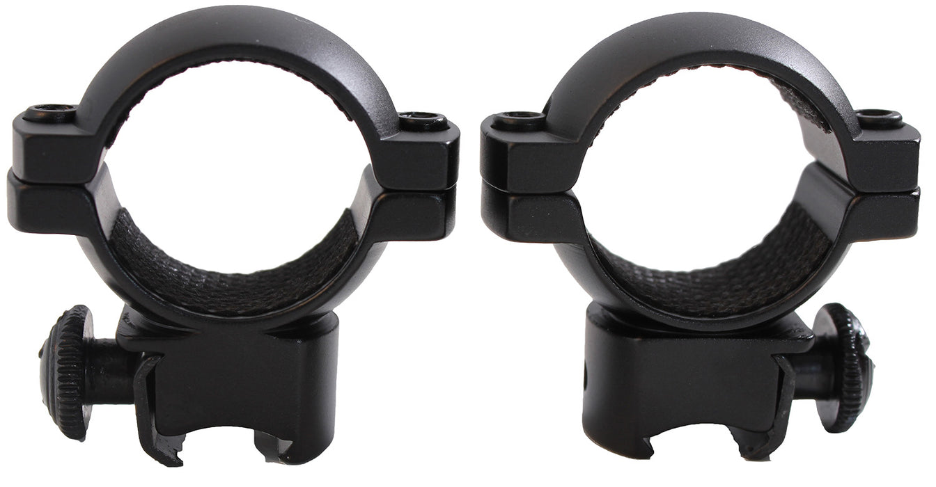 Traditions A797DS Scope Rings  Matte Black Aluminum 1" Medium 3/8" Grooved Receiver