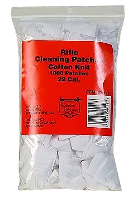 Southern Bloomer 118 Cleaning Patches  .22 Cal Cotton 1000 Per Bag