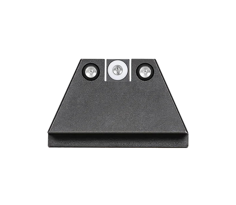 Night Fision GLK004003WGZ Suppressor Height Sights For Glock  Green Tritium White Outline Front Sight-Green Tritium Black Outline Rear Sight Glock 17/17L/19