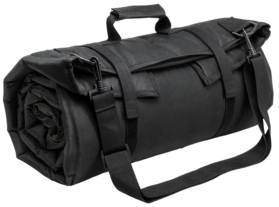 NcStar CVSHMR2957B Roll Up Shooting Mat  Black PVC 69"L x 35" H