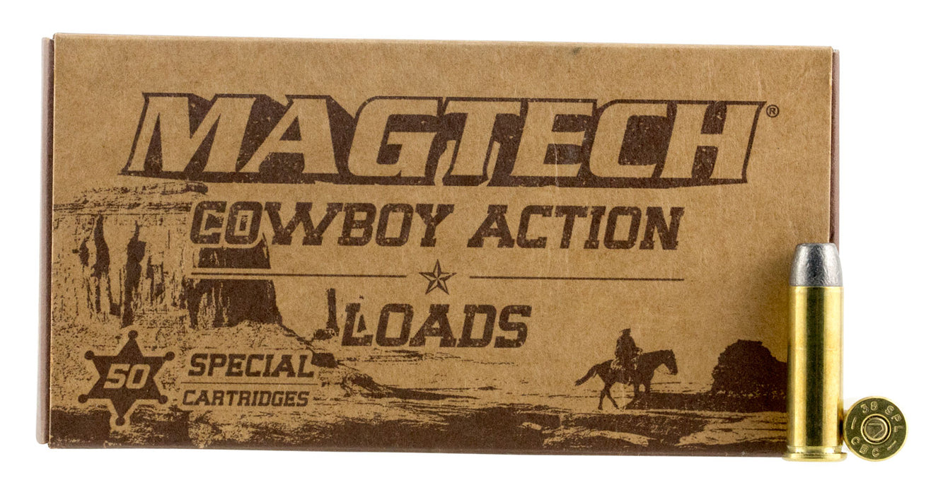 Magtech 38L Cowboy Action  38 Special 158 gr 800 fps Lead Flat Nose (LFN) 50 Bx/20 Cs