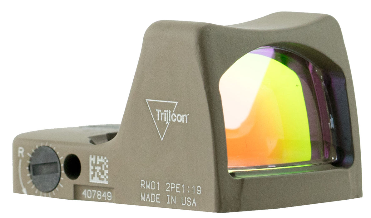 Trijicon 700624 RMR Type 2 Flat Dark Earth 1 X  0.89" x 0.67" 3.25 MOA Red Dot