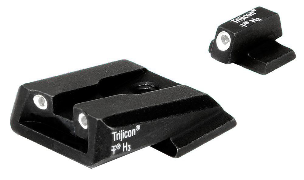 Trijicon 600442 Bright & Tough Night Sights  Green/Tritium White Outline Front Sight-Green/Tritium White Outline Rear Sight Smith & Wesson M&P/M&P M2.0