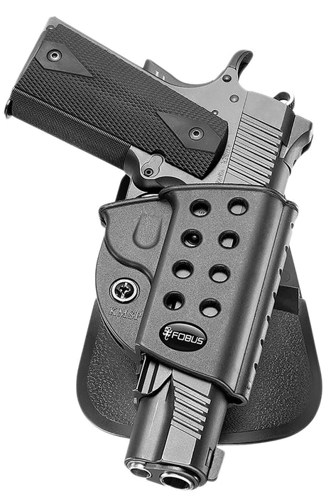 Fobus R1911 Passive Retention Evolution OWB Black Polymer Paddle Fits 1911 w/wo Rails Right Hand