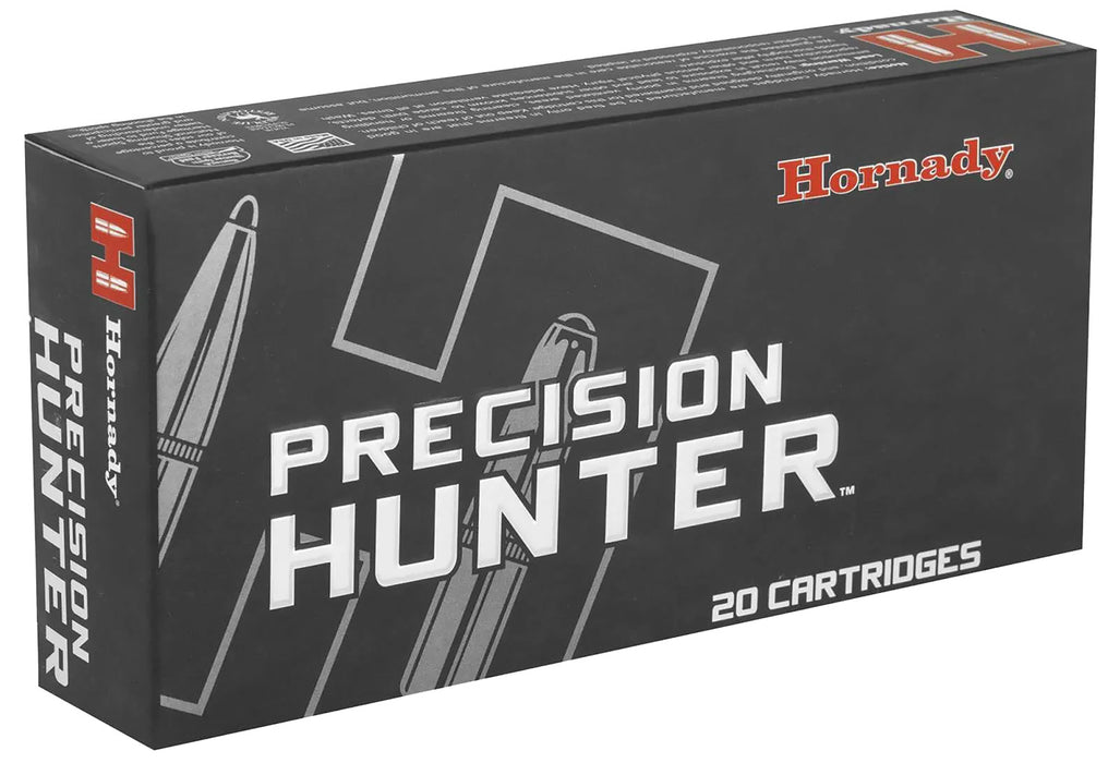 Hornady 80552 Precision Hunter  7mm WSM 162 gr 3000 fps Extremely Low Drag-eXpanding (ELD-X) 20 Bx/10 Cs
