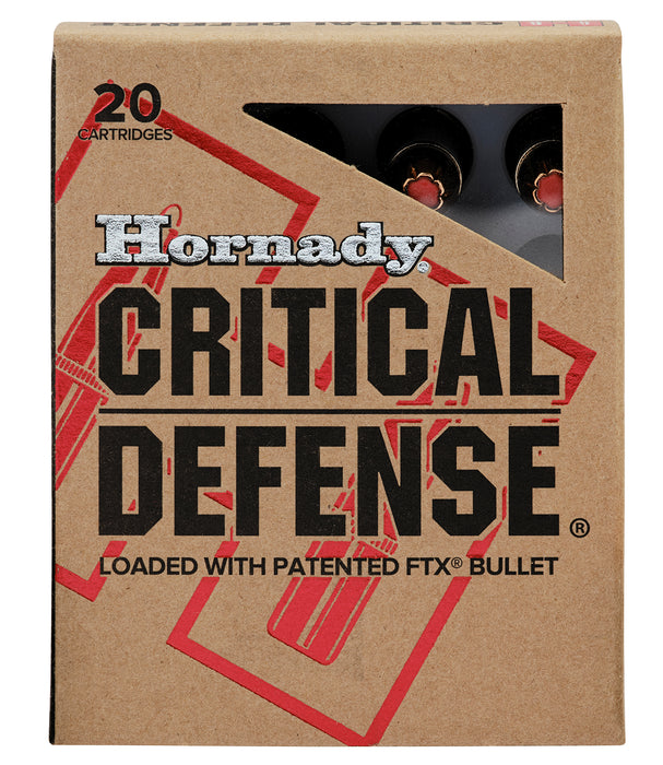 Hornady 80920 Critical Defense  308Win 155gr Flex Tip eXpanding 20 Per Box/10 Case