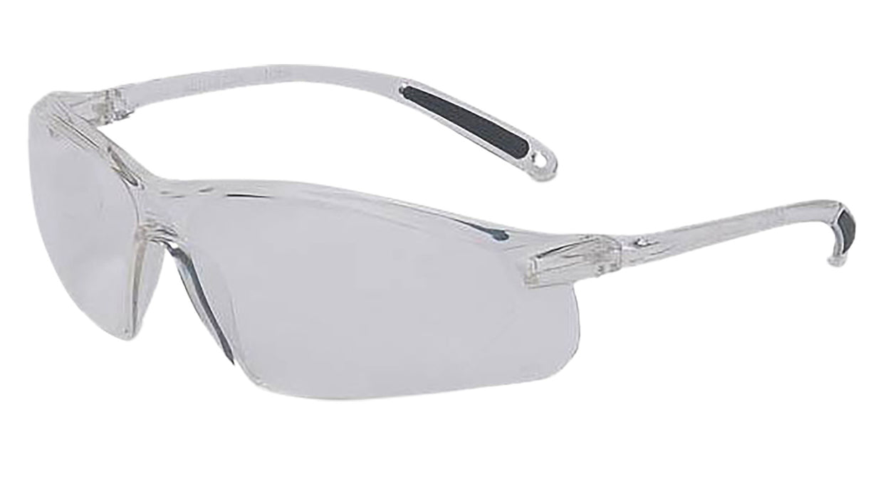 Howard Leight R01636 Uvex A700 Shooting Glasses Adult Clear Lens Polycarbonate Scratch Resistant Clear Frame