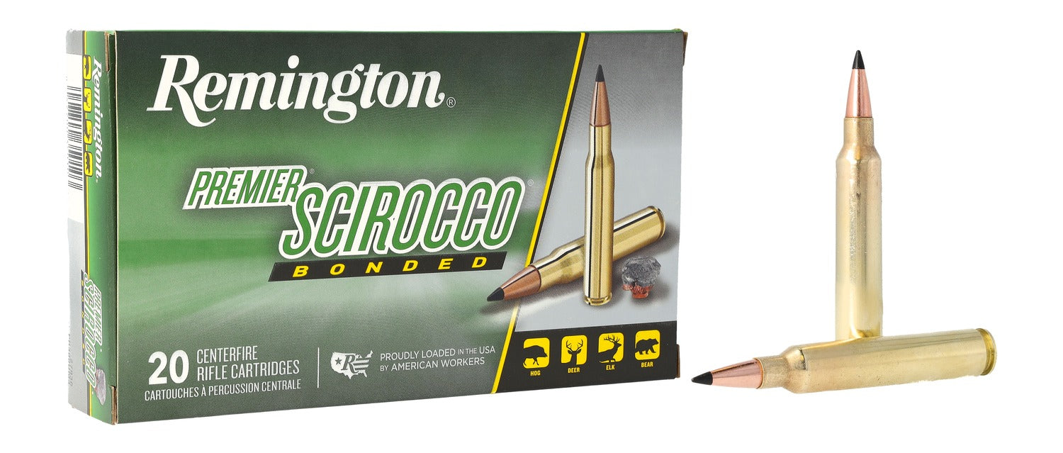 Remington Ammunition 27936 Premier Scirocco Bonded 300RUM 180gr Swift Scirocco Bonded 20 Per Box/10 Case