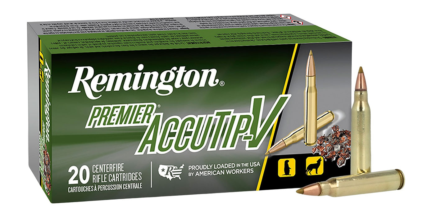 Remington Ammunition 29192 Premier Accutip-V 223Rem 55gr AccuTip V 20 Per Box/10 Case