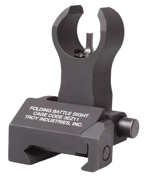 Troy Ind SSIGFBSFHBT00 Front Folding BattleSight HK  Black Hardcoat Anodized