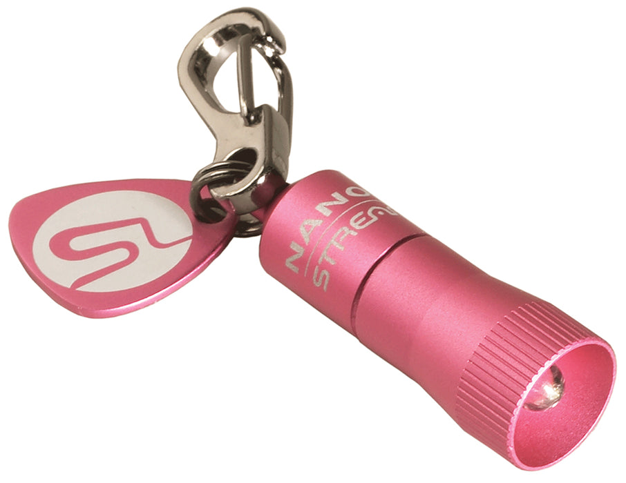 Streamlight 73003 Nano Light Keychain Light  Pink Anodized 10 Lumens White LED