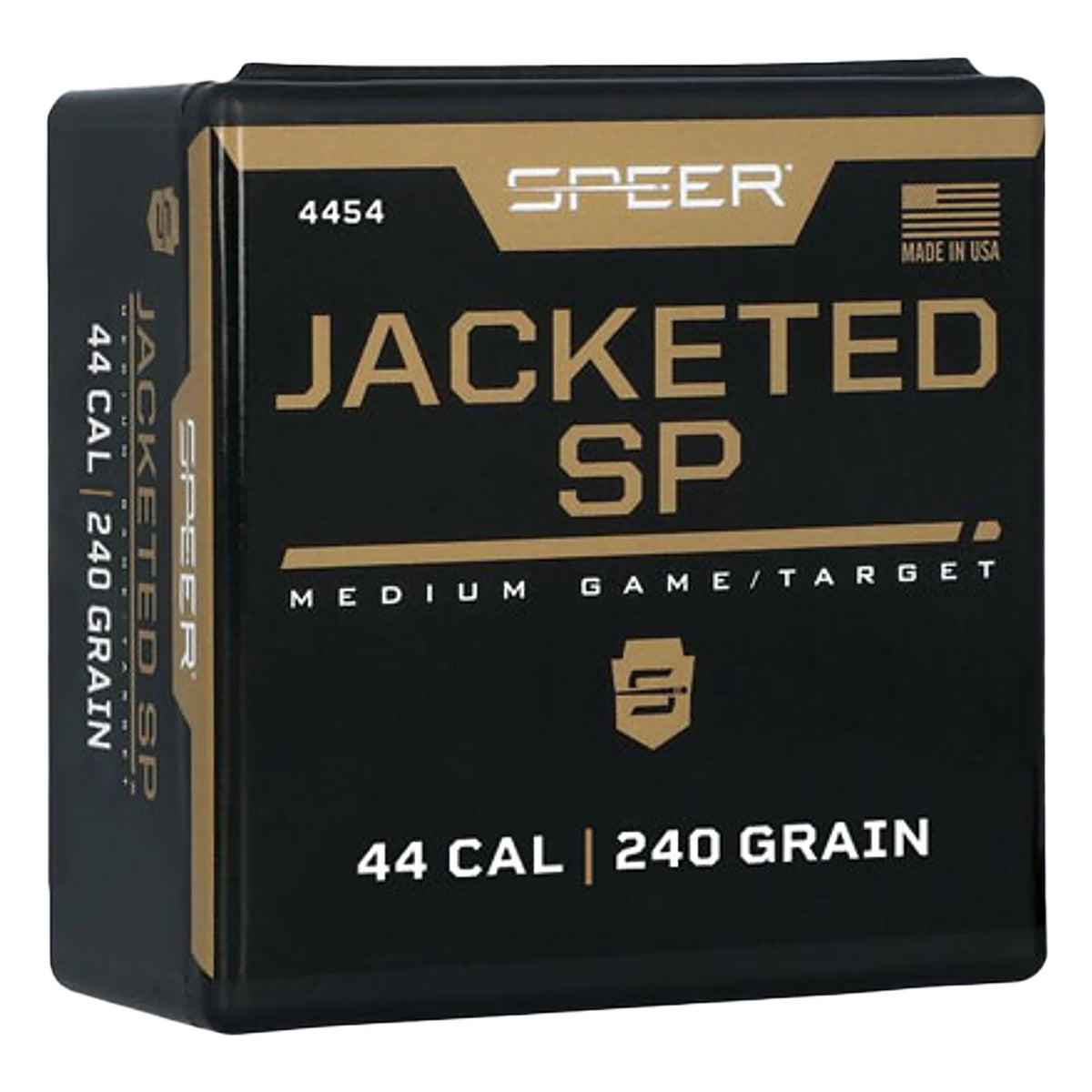 Speer 4454 Handgun 44Cal 240gr Jacketed Soft Point 100 Per Box/5 Case ...