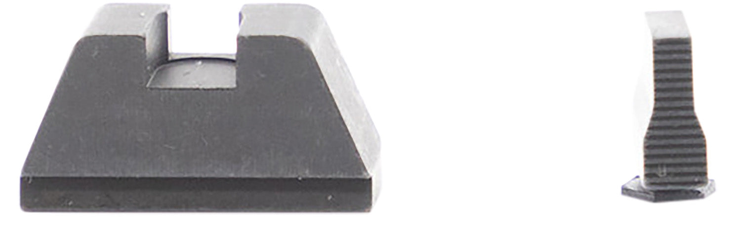 AmeriGlo GL429 Optic Compatible Sight Set for Glock  XL Tall Serrated Front Sight-Black Rear Sight
