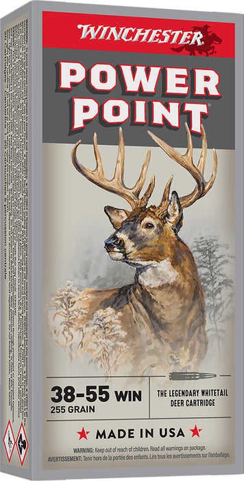 Winchester Ammo X3855 Super X  38-55Win 255gr Power Point 20 Per Box/10 Case