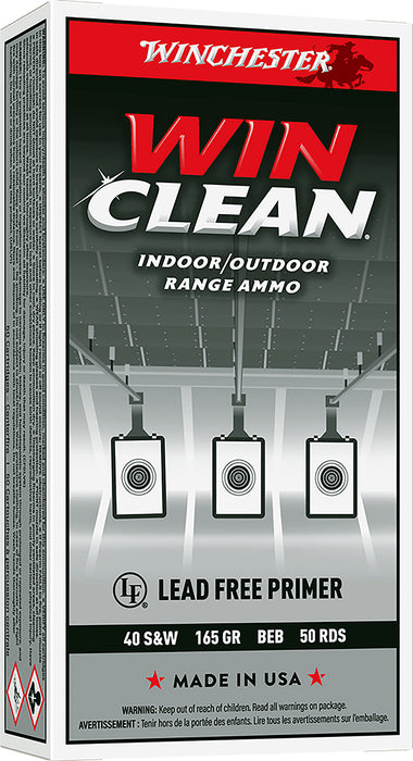 Winchester Ammo WC401 Super X  40S&W 165gr Winclean Brass Enclosed Base 50 Per Box/10 Case