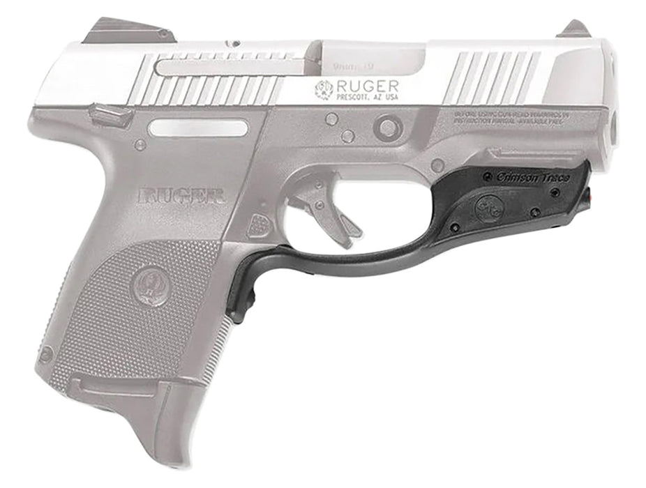 Crimson Trace 0150401 Laserguard  Fits Ruger SR9c/SR40c, Red Laser Black Polymer