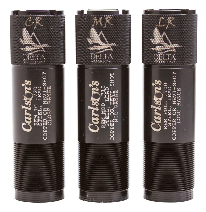 Carlson's Choke Tubes 07269 Delta Waterfowl  Remington Rem Choke 12 Gauge Mid/Long/Close Range 17-4 Stainless Steel