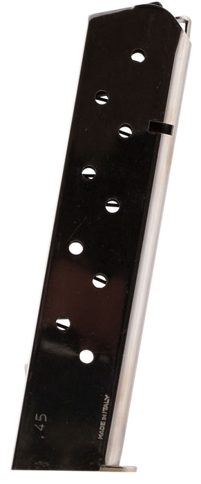 Mec-Gar MGCG4510N Colt Government 10rd Extended 45 ACP, Nickel Carbon Steel