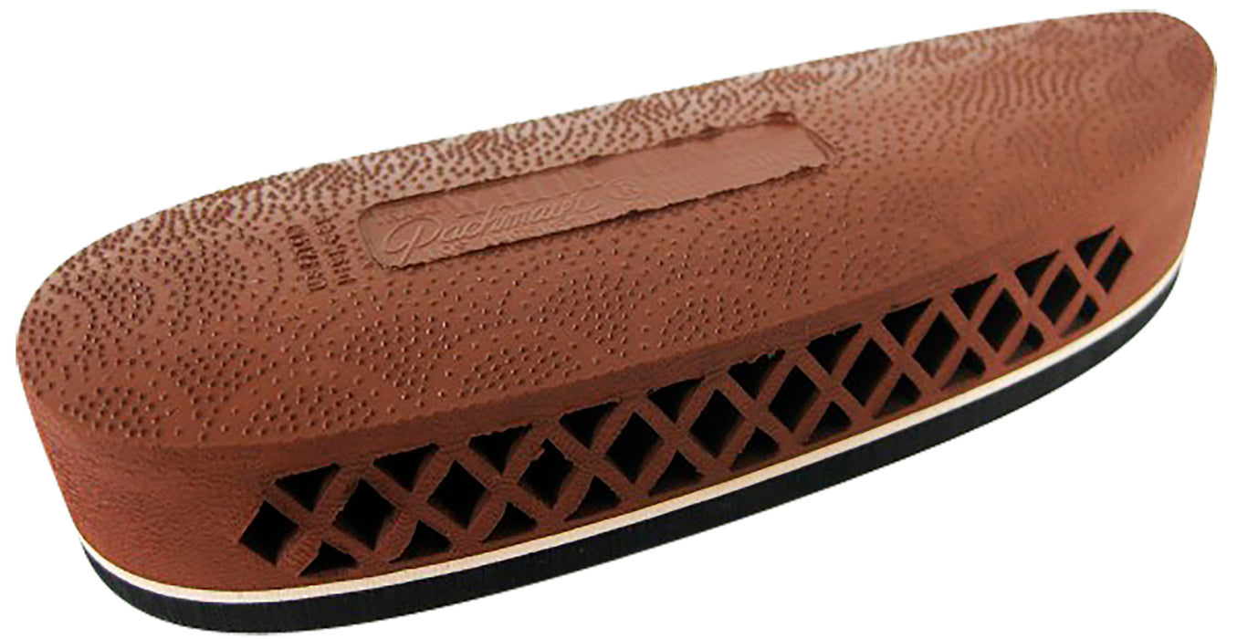 Pachmayr 00011 F325 Deluxe  Brown with White Line Small Rubber For Shotgun
