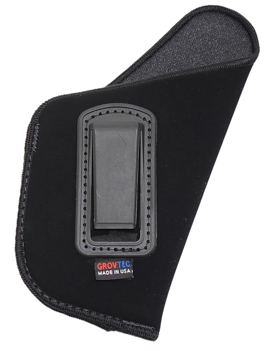 GrovTec US Inc GTHL14116R Inside The Pants  IWB Size 16 Black Suede Belt Clip Fits Large Semi-Auto 3-4" Barrel Right Hand
